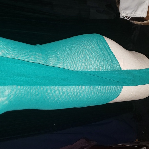 Marc jacobs green semi sheer fitted turtleneck - Picture 5 of 13